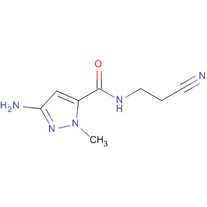 139449-60-8  1H-Pyrazole-5-carboxamide, 3-amino-N-(2-cyanoethyl)-1-methyl-