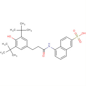139450-15-0  2-Naphthalenesulfonic acid,5-[[3-[3,5-bis(1,1-dimethylethyl)-4-hydroxyphenyl]-1-oxopropyl]amino]-