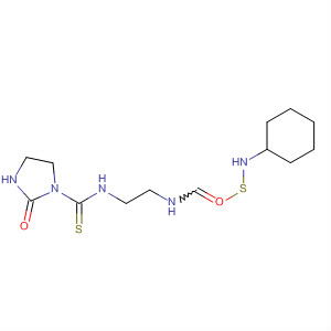 139452-45-2  1-Imidazolidinecarbothioamide,N-[2-[[(cyclohexylamino)thioxomethyl]amino]ethyl]-2-oxo-