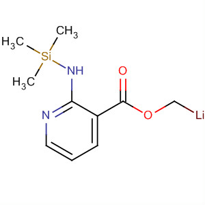 138173-33-8  3-Pyridinecarboxylic acid, 2-[(trimethylsilyl)amino]-, methyl ester, lithiumsalt