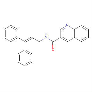 138354-46-8  3-Quinolinecarboxamide, N-(3,3-diphenyl-2-propenyl)-