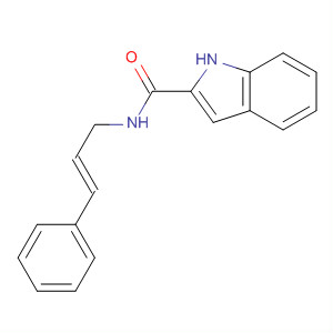 138354-53-7  1H-Indole-2-carboxamide, N-(3-phenyl-2-propenyl)-, (E)-