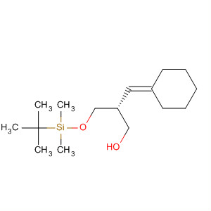 138436-41-6  1-Propanol,3-cyclohexylidene-2-[[[(1,1-dimethylethyl)dimethylsilyl]oxy]methyl]-, (R)-
