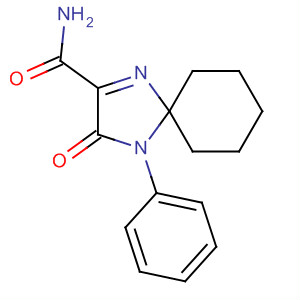 138574-06-8  1,4-Diazaspiro[4.5]dec-1-ene-2-carboxamide, 3-oxo-4-phenyl-