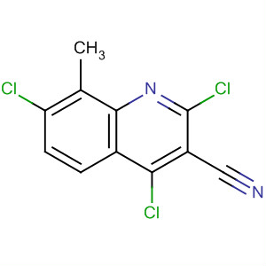138580-80-0  3-Quinolinecarbonitrile, 2,4,7-trichloro-8-methyl-