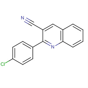 138581-03-0  3-Quinolinecarbonitrile, 2-(4-chlorophenyl)-