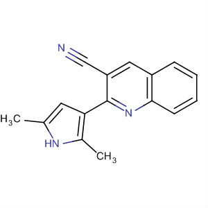 138581-04-1  3-Quinolinecarbonitrile, 2-(2,5-dimethyl-1H-pyrrol-3-yl)-