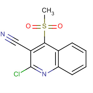 138581-12-1  3-Quinolinecarbonitrile, 2-chloro-4-(methylsulfonyl)-