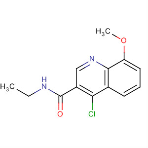 138586-21-7  3-Quinolinecarboxamide, 4-chloro-N-ethyl-8-methoxy-