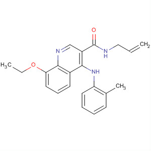 138586-57-9  3-Quinolinecarboxamide,8-ethoxy-4-[(2-methylphenyl)amino]-N-2-propenyl-