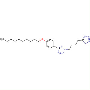 138631-07-9  1H-Tetrazole, 5-[4-[5-[4-(decyloxy)phenyl]-2H-tetrazol-2-yl]butyl]-