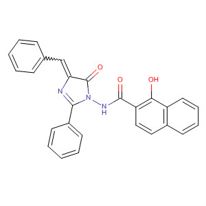 138701-97-0  2-Naphthalenecarboxamide,N-[4,5-dihydro-5-oxo-2-phenyl-4-(phenylmethylene)-1H-imidazol-1-yl]-1-hydroxy-