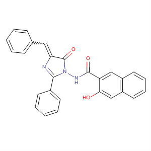 138701-99-2  2-Naphthalenecarboxamide,N-[4,5-dihydro-5-oxo-2-phenyl-4-(phenylmethylene)-1H-imidazol-1-yl]-3-hydroxy-