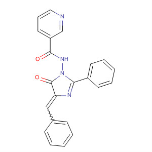 138702-08-6  3-Pyridinecarboxamide,N-[4,5-dihydro-5-oxo-2-phenyl-4-(phenylmethylene)-1H-imidazol-1-yl]-