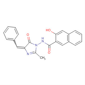 138702-19-9  2-Naphthalenecarboxamide,N-[4,5-dihydro-2-methyl-5-oxo-4-(phenylmethylene)-1H-imidazol-1-yl]-3-hydroxy-