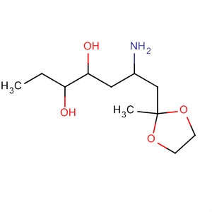 138715-66-9  3,4-Heptanediol, 6-amino-7-(2-methyl-1,3-dioxolan-2-yl)-
