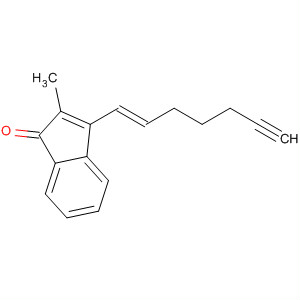 138723-10-1  1H-Inden-1-one, 3-(1-hepten-6-ynyl)-2-methyl-, (E)-