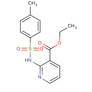 138768-75-9  3-Pyridinecarboxylic acid, 2-[[(4-methylphenyl)sulfonyl]amino]-, ethylester