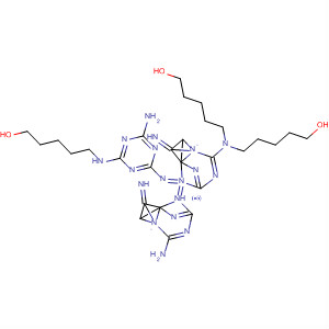 138805-59-1  1-Pentanol,5,5'-[[[4-amino-6-[(5-hydroxypentyl)amino]-1,3,5-triazin-2-yl]imino]bis[2,1-ethanediylimino(6-amino-1,3,5-triazine-4,2-diyl)imino]]bis-