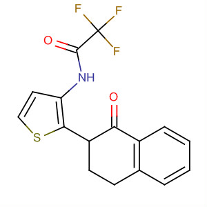 138900-98-8  Acetamide,2,2,2-trifluoro-N-[2-(1,2,3,4-tetrahydro-1-oxo-2-naphthalenyl)-3-thienyl]-