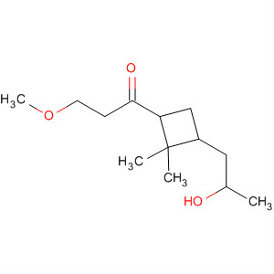 138902-36-0  1-Propanone, 1-[3-(2-hydroxypropyl)-2,2-dimethylcyclobutyl]-3-methoxy-