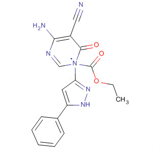 138904-21-9  3-Pyridazinecarboxylic acid,4-amino-5-cyano-1,6-dihydro-6-oxo-1-(5-phenyl-1H-pyrazol-3-yl)-, ethylester 138904-21-9  3-Pyridazinecarboxylic acid,4-amino-5-cyano-1,6-dihydro-6-oxo-1-(5-phenyl-1H-pyrazol-3-yl)-, ethylester