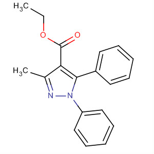 13892-44-9  1H-Pyrazole-4-carboxylic acid, 3-methyl-1,5-diphenyl-, ethyl ester