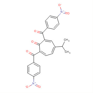 138937-20-9  2,4,6-Cycloheptatrien-1-one, 4-(1-methylethyl)-2,7-bis(4-nitrobenzoyl)-