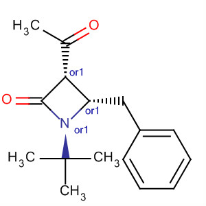 138984-22-2  2-Azetidinone, 3-acetyl-1-(1,1-dimethylethyl)-4-(phenylmethyl)-, trans-