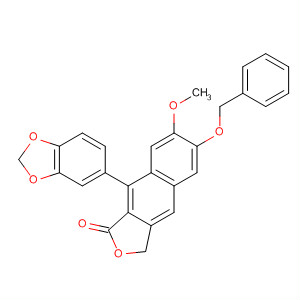 139007-32-2  Naphtho[2,3-c]furan-1(3H)-one,9-(1,3-benzodioxol-5-yl)-7-methoxy-6-(phenylmethoxy)-