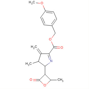 139013-55-1  2H-Pyrrole-5-carboxylic acid,3,4-dihydro-3-methyl-4-methylene-2-(2-methyl-4-oxo-3-oxetanyl)-,(4-methoxyphenyl)methyl ester
