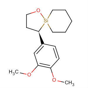 139017-17-7  1-Oxa-5-silaspiro[4.5]decane, 4-(3,4-dimethoxyphenyl)-, (R)-