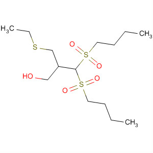 139022-77-8  1-Propanol, 3,3-bis(butylsulfonyl)-2-[(ethylthio)methyl]-