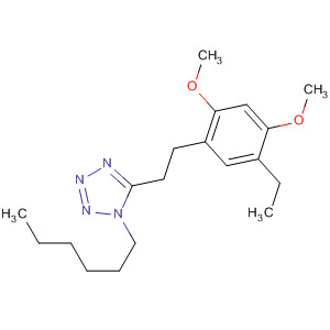 139032-52-3  1H-Tetrazole, 5-[2-(5-ethyl-2,4-dimethoxyphenyl)ethyl]-1-hexyl-