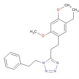 139032-53-4  1H-Tetrazole, 5-[2-(5-ethyl-2,4-dimethoxyphenyl)ethyl]-1-(2-phenylethyl)-