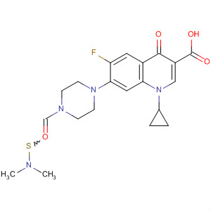 139052-80-5  3-Quinolinecarboxylic acid,1-cyclopropyl-7-[4-[(dimethylamino)thioxomethyl]-1-piperazinyl]-6-fluoro-1,4-dihydro-4-oxo-