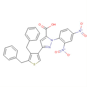 139053-81-9  1H-Pyrazole-5-carboxylic acid,3-(2-dibenzothienyl)-1-(2,4-dinitrophenyl)-