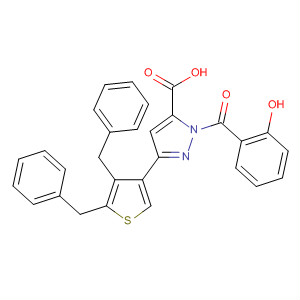 139053-83-1  1H-Pyrazole-5-carboxylic acid,3-(2-dibenzothienyl)-1-(2-hydroxybenzoyl)-