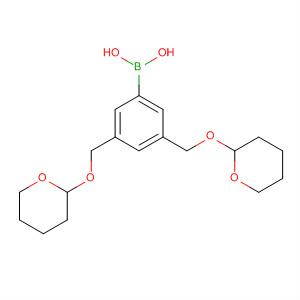 139054-25-4  Boronic acid, [3,5-bis[[(tetrahydro-2H-pyran-2-yl)oxy]methyl]phenyl]-