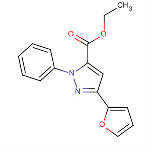 139062-23-0  1H-Pyrazole-5-carboxylic acid, 3-(2-furanyl)-1-phenyl-, ethyl ester