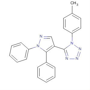 139094-33-0  1H-Tetrazole, 5-(1,5-diphenyl-1H-pyrazol-4-yl)-1-(4-methylphenyl)-