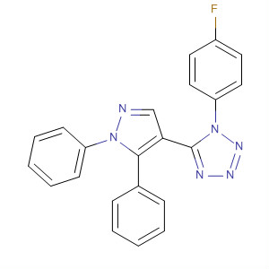 139094-35-2  1H-Tetrazole, 5-(1,5-diphenyl-1H-pyrazol-4-yl)-1-(4-fluorophenyl)-