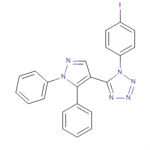 139094-38-5  1H-Tetrazole, 5-(1,5-diphenyl-1H-pyrazol-4-yl)-1-(4-iodophenyl)-