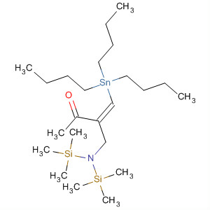 139111-47-0  3-Buten-2-one, 3-[[bis(trimethylsilyl)amino]methyl]-4-(tributylstannyl)-,(Z)-