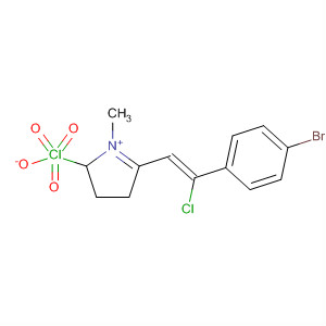 139123-85-6  2H-Pyrrolium,5-[2-(4-bromophenyl)-2-chloroethenyl]-3,4-dihydro-1-methyl-, (Z)-,perchlorate