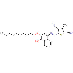 139127-98-3  2,4-Thiophenedicarbonitrile,5-[[3-(decyloxy)-4-hydroxy-1-naphthalenyl]azo]-3-methyl-