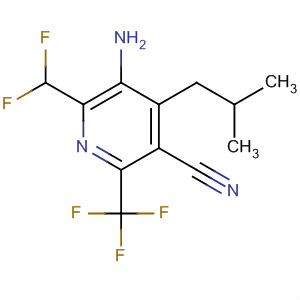 136530-48-8  3-Pyridinecarbonitrile,5-amino-6-(difluoromethyl)-4-(2-methylpropyl)-2-(trifluoromethyl)- 136530-48-8  3-Pyridinecarbonitrile,5-amino-6-(difluoromethyl)-4-(2-methylpropyl)-2-(trifluoromethyl)-