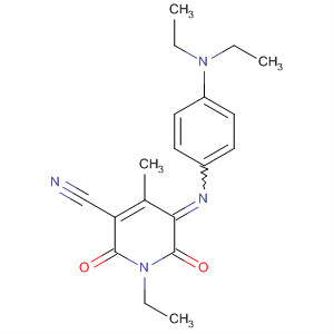 136665-12-8  3-Pyridinecarbonitrile,5-[[4-(diethylamino)phenyl]imino]-1-ethyl-1,2,5,6-tetrahydro-4-methyl-2,6-dioxo-