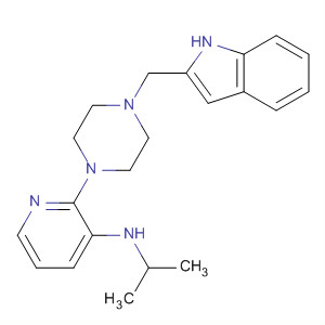 136816-98-3  3-Pyridinamine,2-[4-(1H-indol-2-ylmethyl)-1-piperazinyl]-N-(1-methylethyl)-