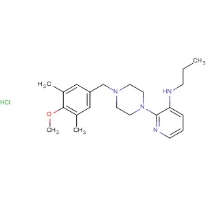 136819-01-7  3-Pyridinamine,2-[4-[(4-methoxy-3,5-dimethylphenyl)methyl]-1-piperazinyl]-N-propyl-,monohydrochloride